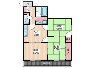 妙マンションの物件間取画像